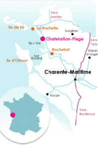 accès et situation de Châtelaillon-Plage